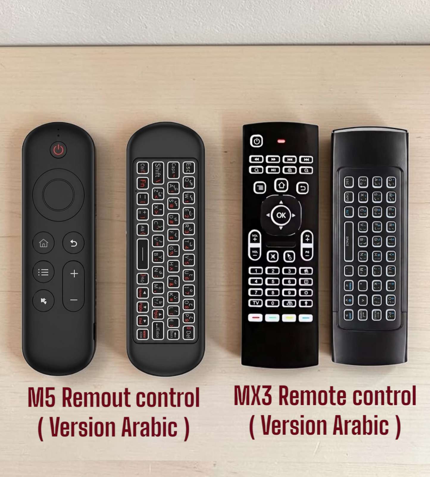 Air Mouse & Clavier Sans Fil – Version Arabe ✨